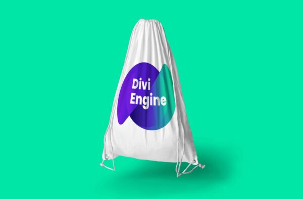 Divi Engine String Bag (Big Logo) – Image 3